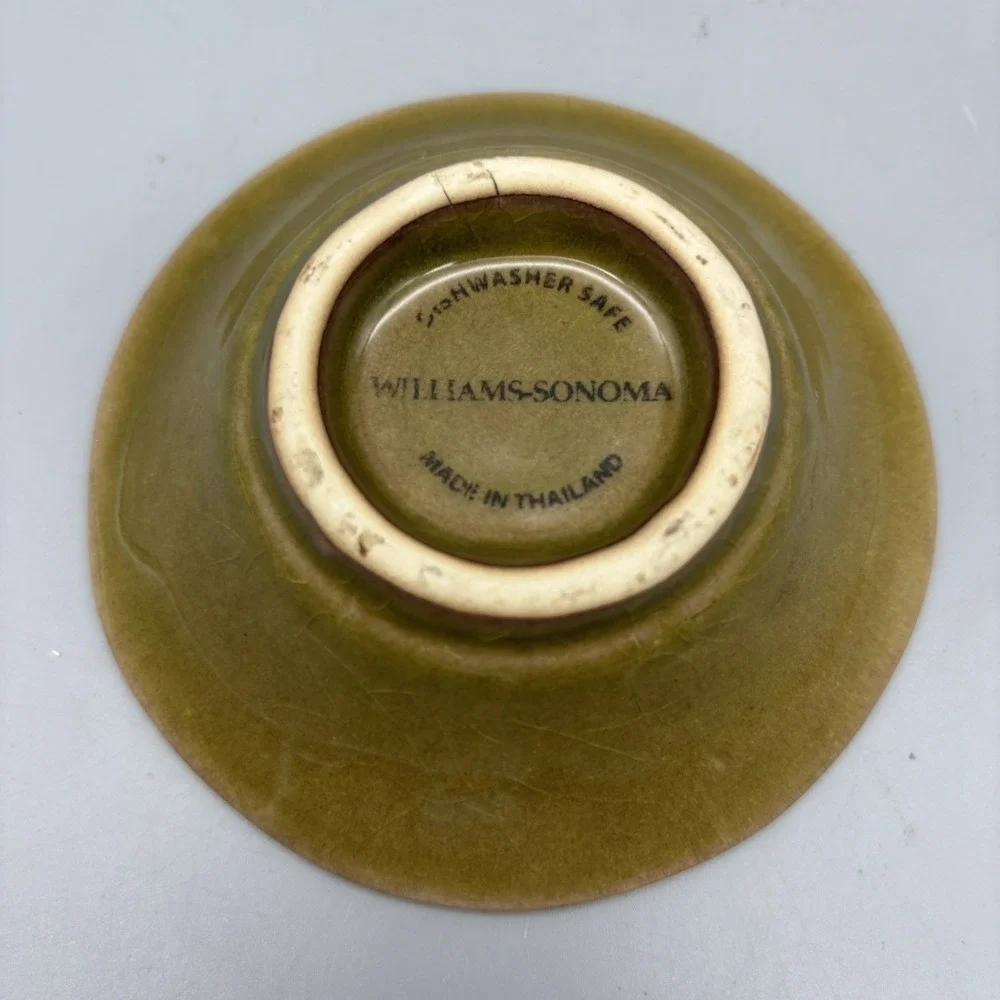 Williams Sonoma Leaf Trinket Condiment Nut Candy Dish 4.25